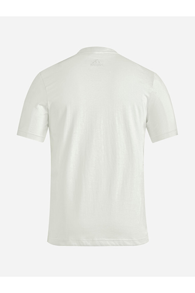 تي شيرت Essentials Single Jersey بشعار خطي - 2