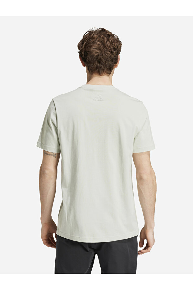 تي شيرت Essentials Single Jersey بشعار خطي - 5
