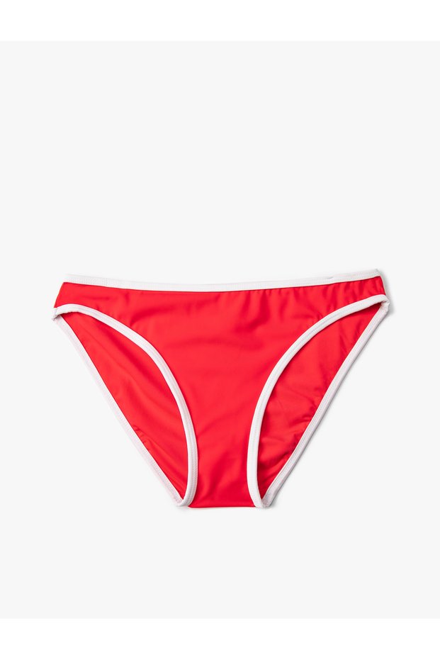 Bikini Bottom Normal Waist Piping Detailed