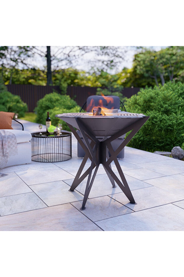 Ayaklı ızgaralı ateş çukuru - 3