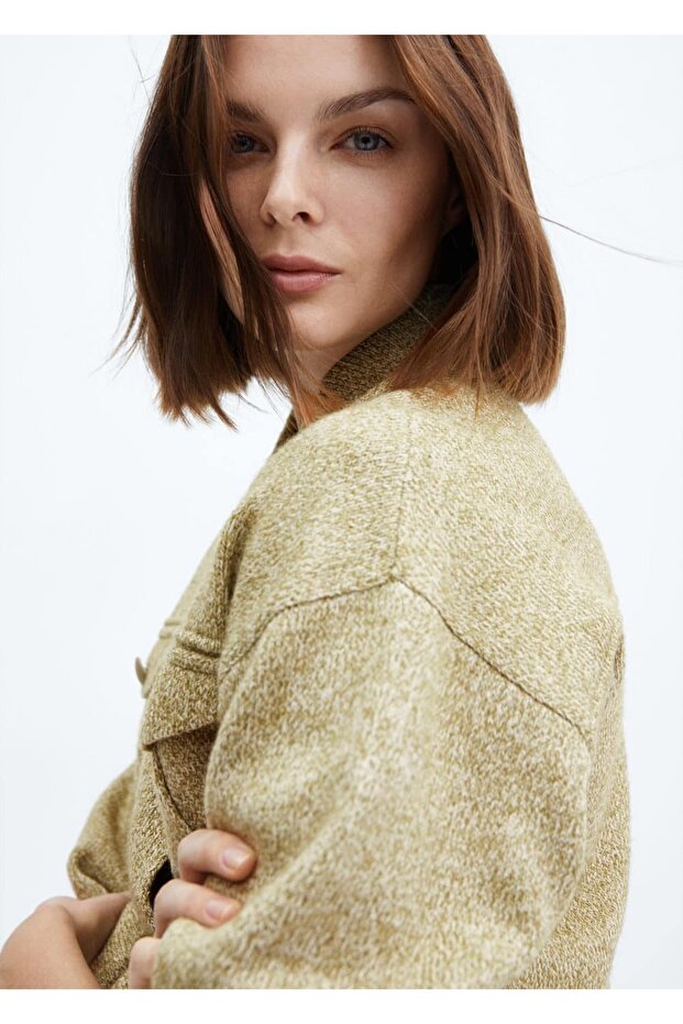 Cepli triko ceket - 5