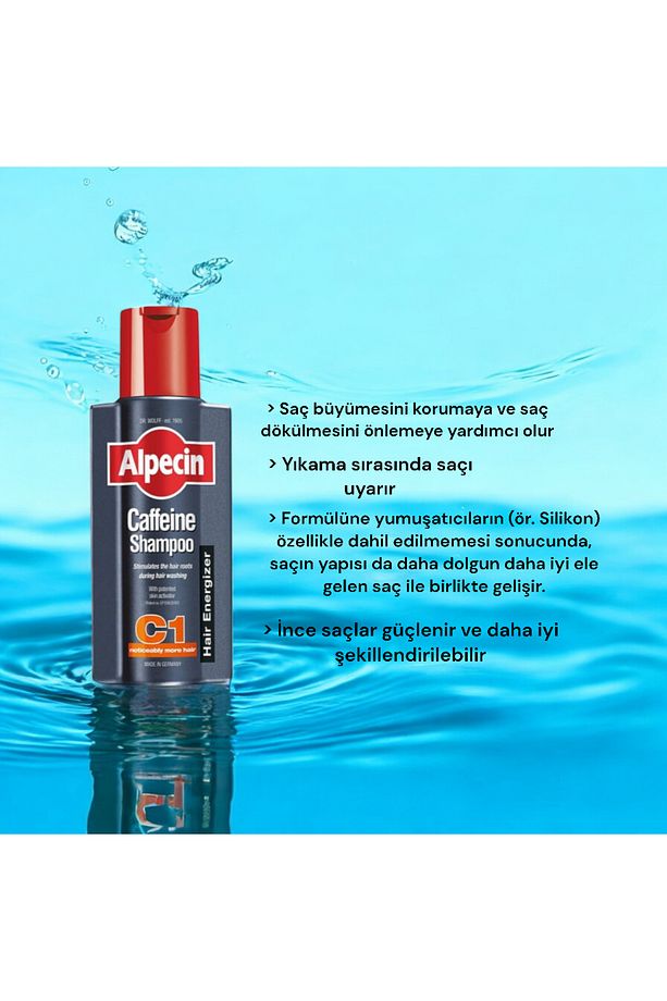 Alpecin C1 - Kafeinli Dökülme Karşıtı Şampuan - 3