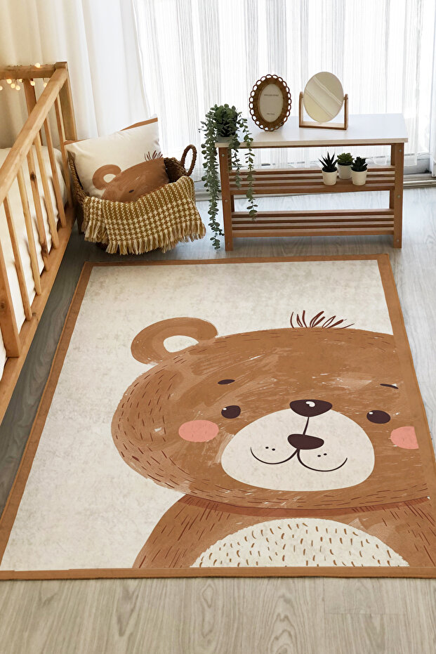 Hayvan Desenli Baskı Kalın 7mm Halı Modeli - 2