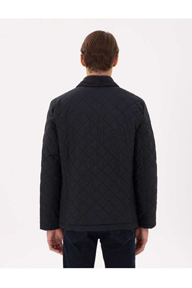 kapitone basic fit erkek mont - 5