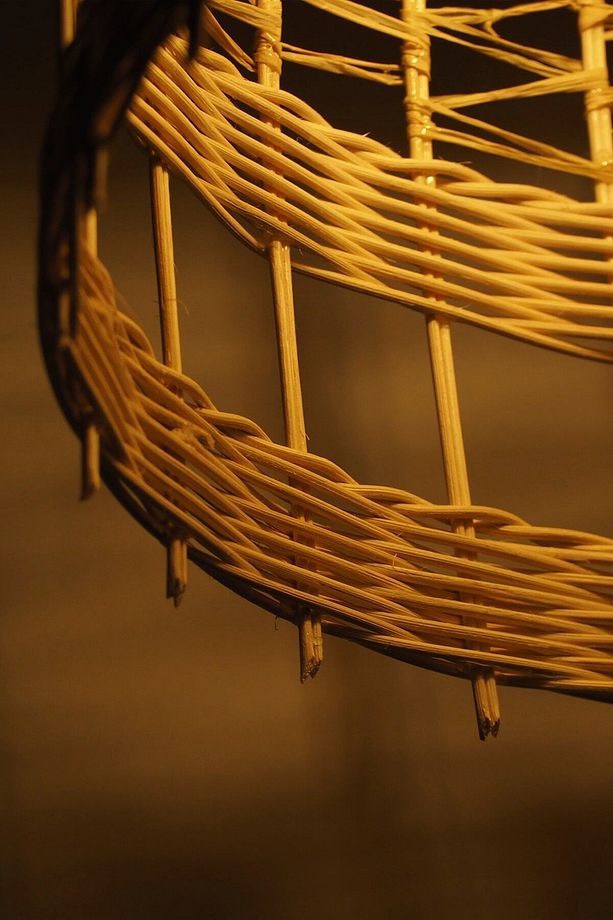 Bambu Avize Rattan Aydınlatma: Cırcle 35cm - 5