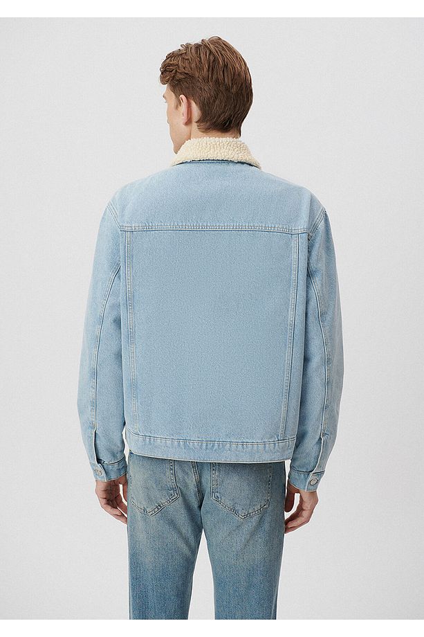 Dexter Mavi Sherpa Jean Ceket 0110342-85839 - 4