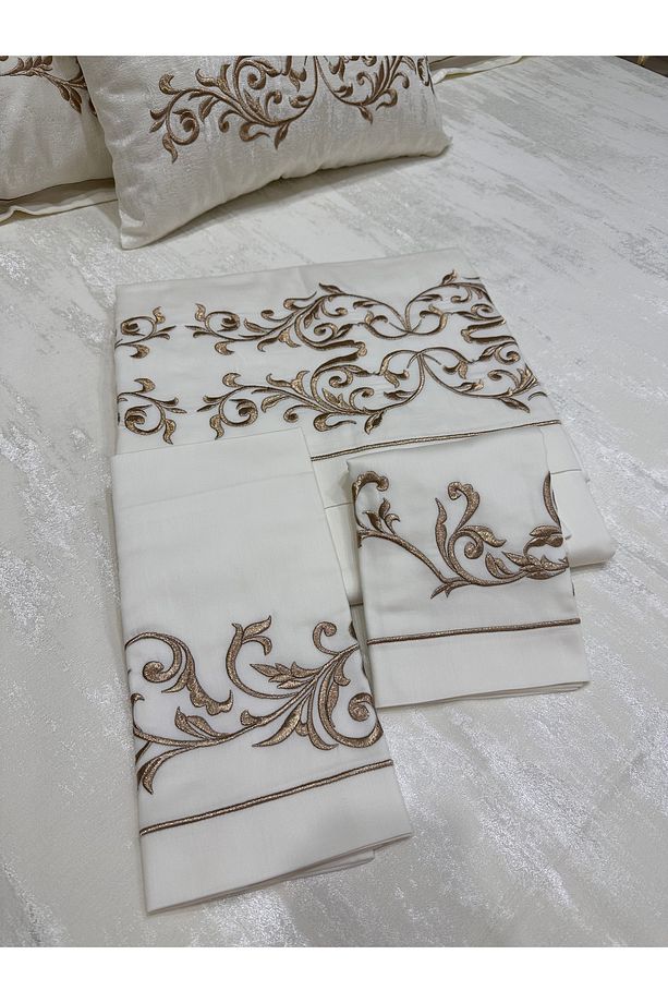 MARAŞ İŞİ SİM SIRMA YATAK ÖRTÜSÜ SET - 3