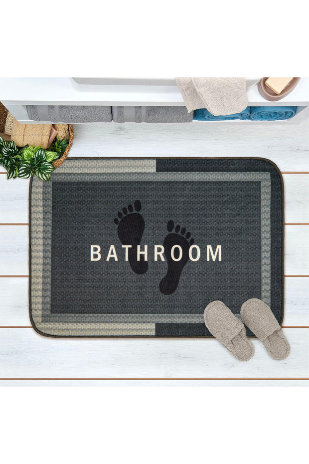 Anthracite Magic Rectangular Bath Mat - 50x70 cm - 1