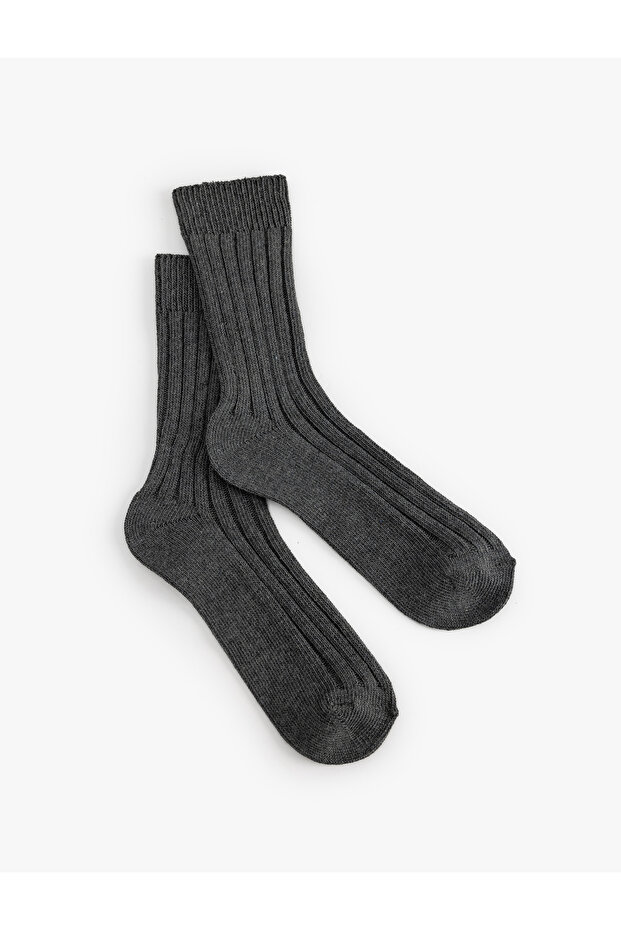 Textured Cotton Socks - 2