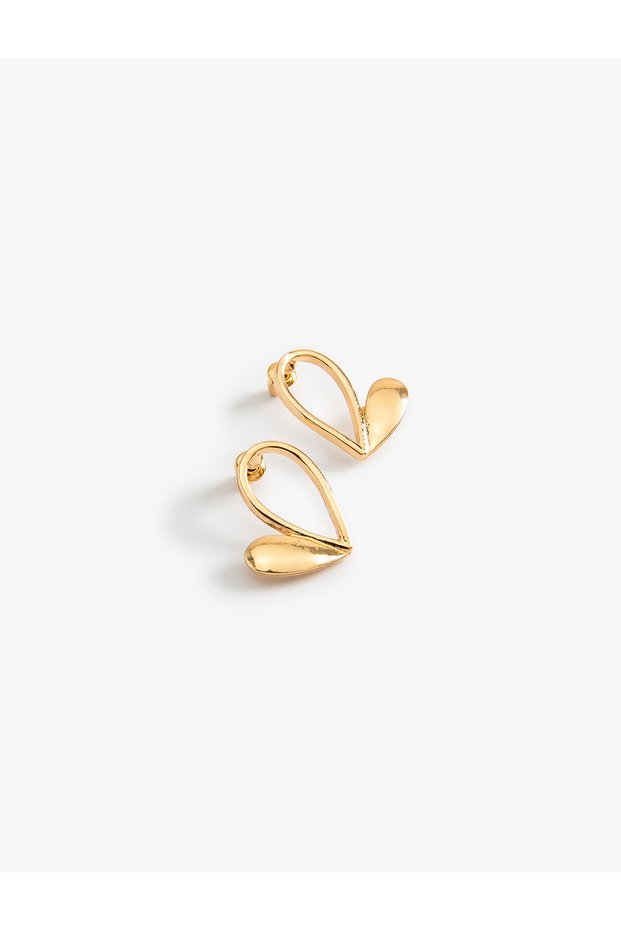 Heart Earrings Steel Mixed