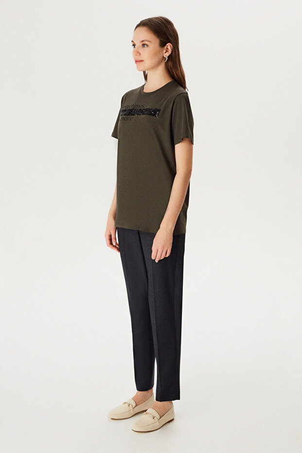 Pul İşlemeli T-shirt - 3