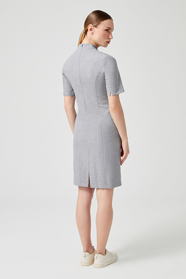 Kuplu Klasik Elbise - 4