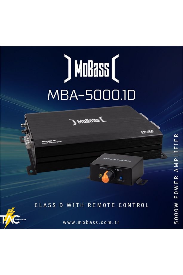 Mba-5000.1 Mono 1ohm 5000rms Oto Amfi - 1