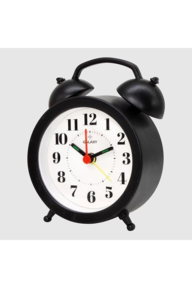 Masa Saati Akar Saniyeli Siyah - 1