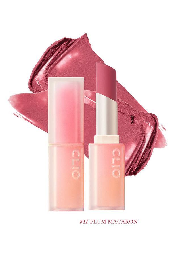 Yumuşak Dokulu, Hafif Mat Görünüm Sunan Ruj CLIO Chiffon Mood Lip (11 Plum Macaron) - 1