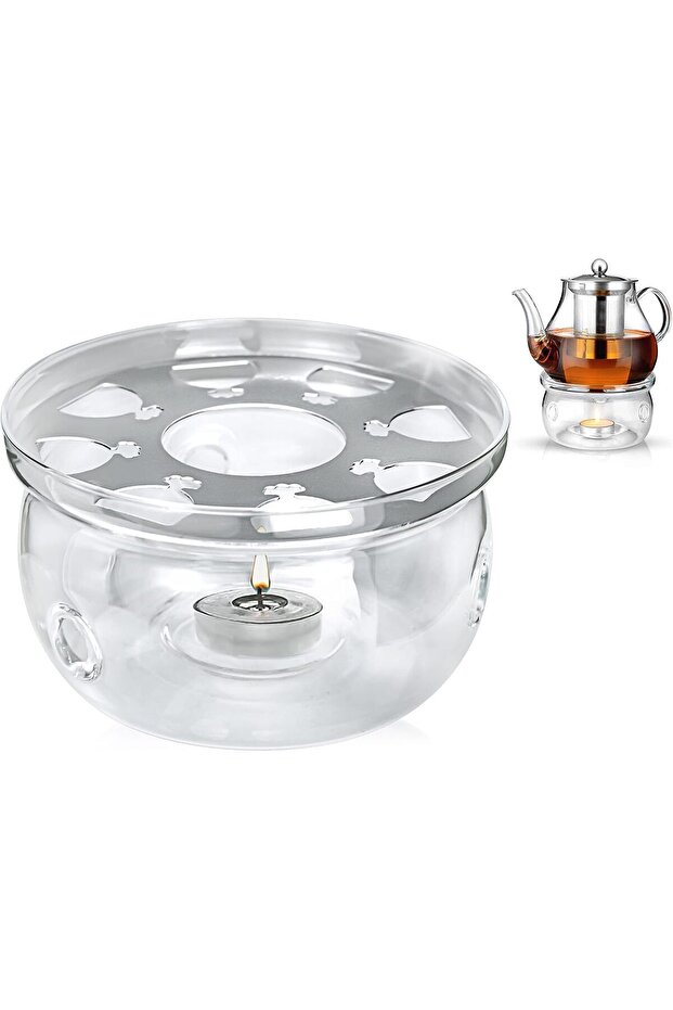 قاعدة زجاجية لتسخين الشموع - 1