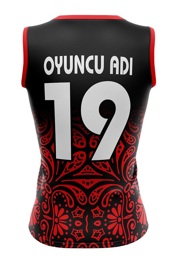 Voleybol Forması Model 720 - Kişiye Özel Isim Ve Numara Yazılabilir, Dijital Baskı Tasarım Tek Üst - 2