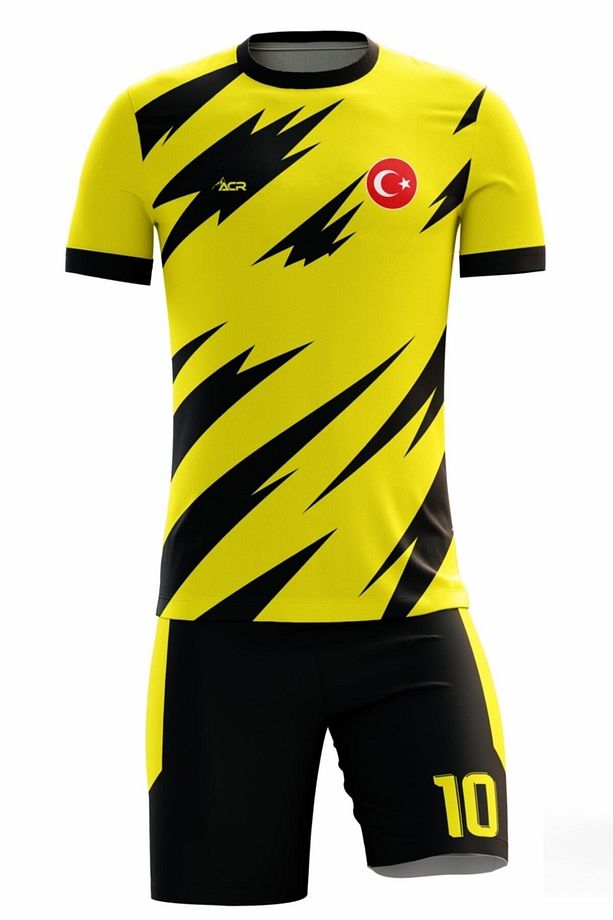 Futbol Forması Tek Üst Split Model - Kişiye Özel Isim Ve Numara Yazılabilir, Dijital Baskı Tasarım - 1