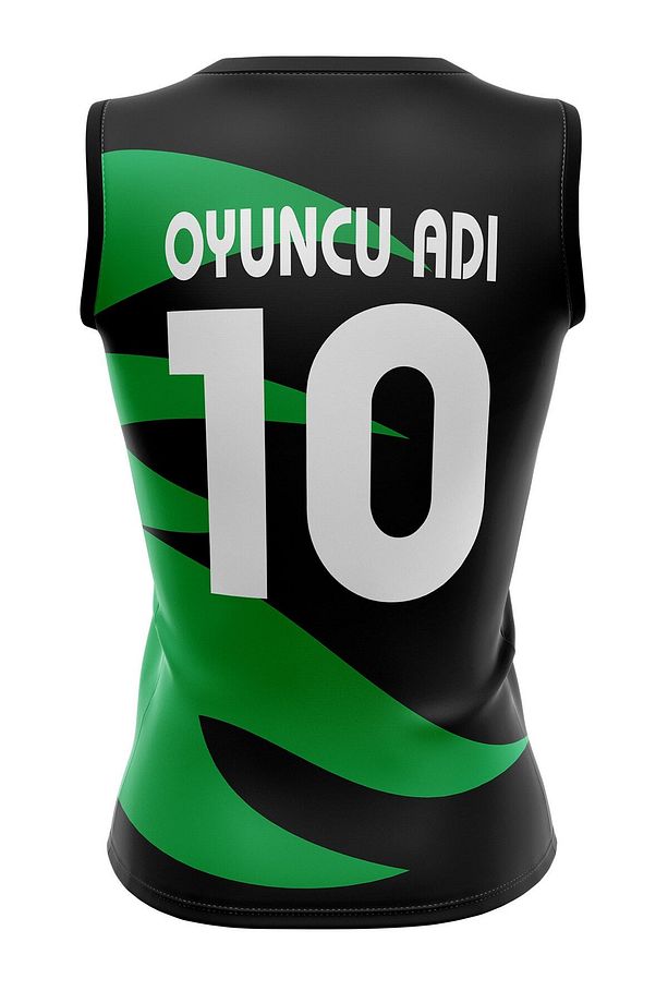 Voleybol Forması Model 714 - Kişiye Özel Isim Ve Numara Yazılabilir, Dijital Baskı Tasarım Tek Üst - 2