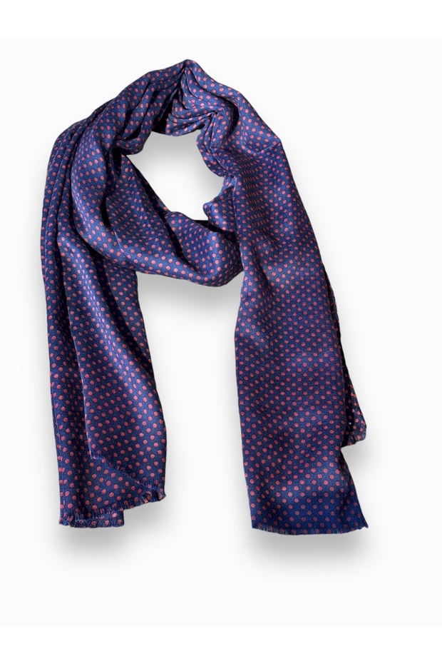 Yün Ipek Baskılı Atkı - 2