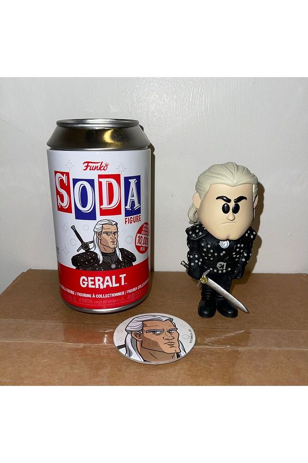 Pop! Vinil Soda: Figürü ile Witcher Geralt (Normal Versiyon)(!!Chase Değil!!) - 2