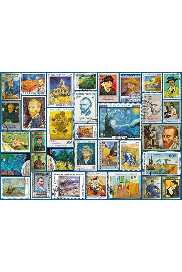 Pullar Postage Stamps 1000 Parça Puzzle - 5