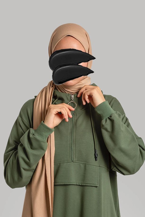 Mint Kapşonlu Sweat - 5