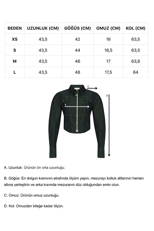UNHINGED JACKET Koyu Yeşil Kontrast Dikişli Ceket - 7