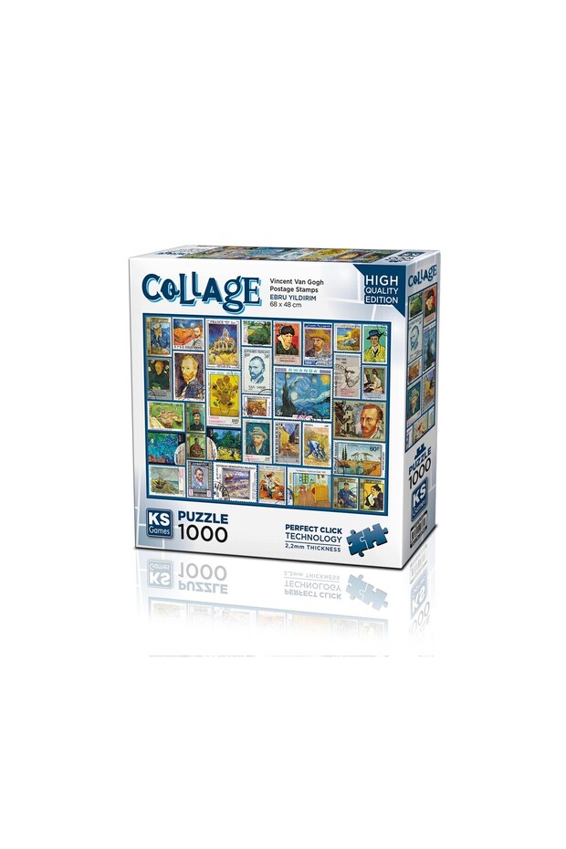 Pullar Postage Stamps 1000 Parça Puzzle - 1