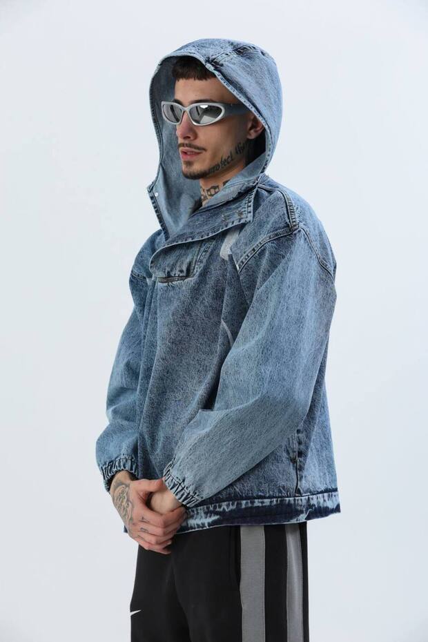 Oversize Unisex Kot Sweatshirt - 3