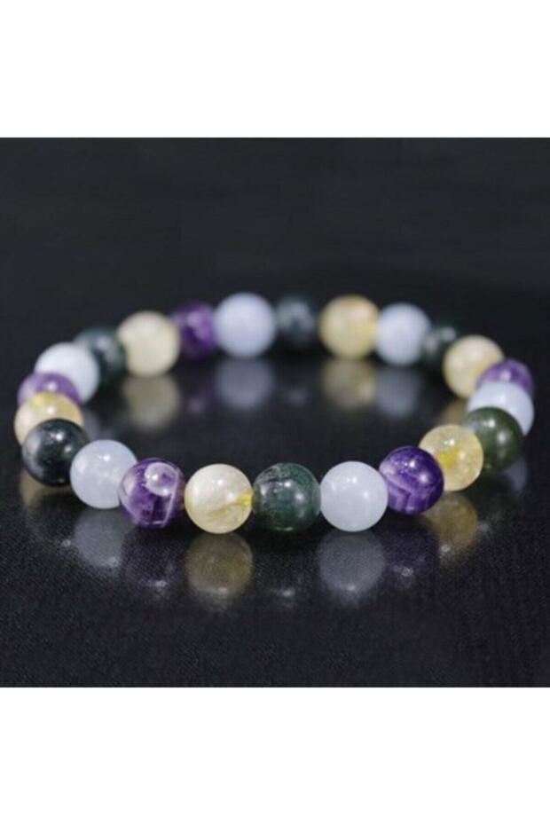 Mixed Mixed Natural Stone Bracelet| Amethyst| Citrine| Agate| Aquamarine