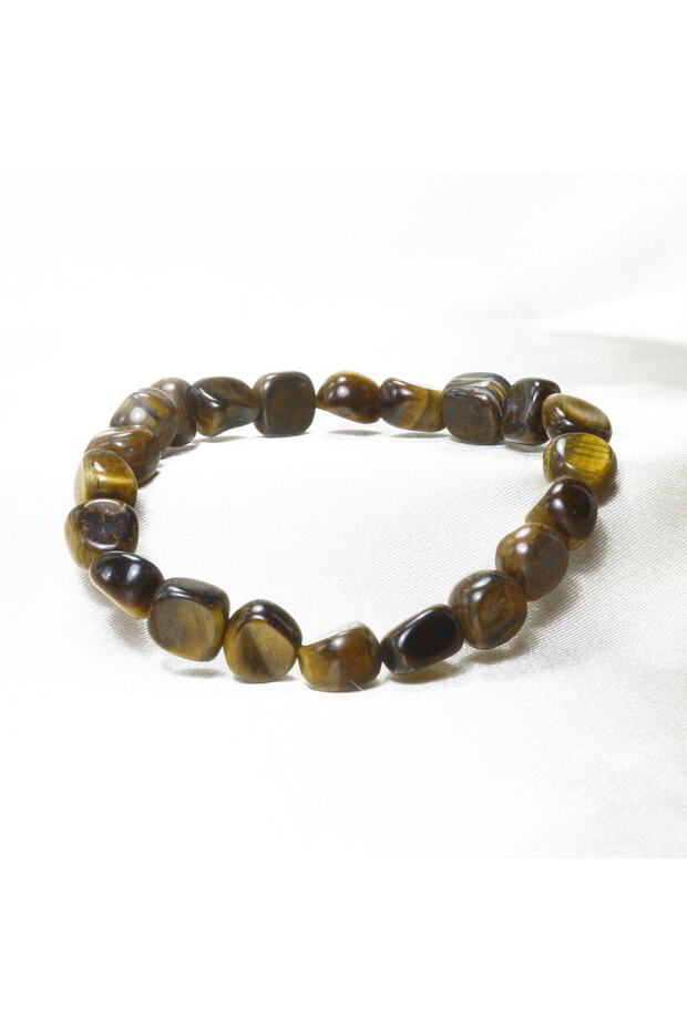 Tiger Eye Unprocessed Natural Stone Bracelet