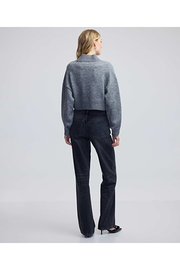 Kristal taş işlemeli kazak - 6