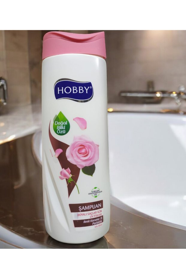 Rose Extract Shampoo 500ml Natural Plant Extract - Uv Filtered - Color Protection & Shining