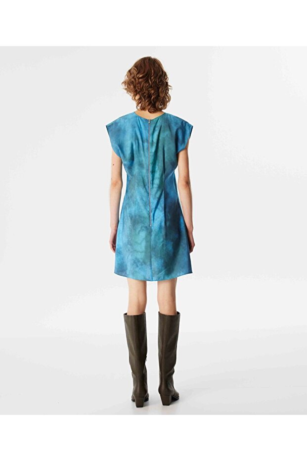 GÖRSEL BASKILI ELBİSE - 4