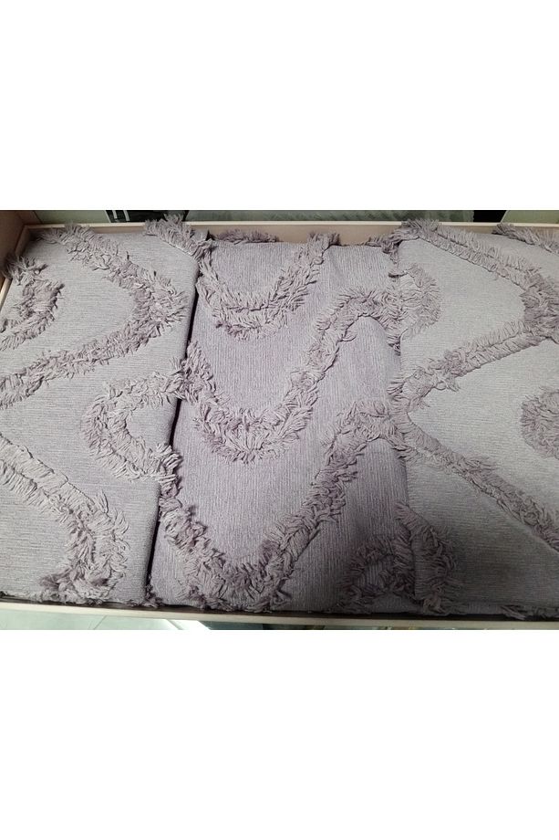 Çapa home helin yatak örtüsü püsküllü - 1
