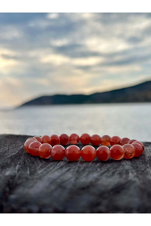 8 Mm Yemen Agate Stone - Men's Women's Natural Bracelet AAA Quality