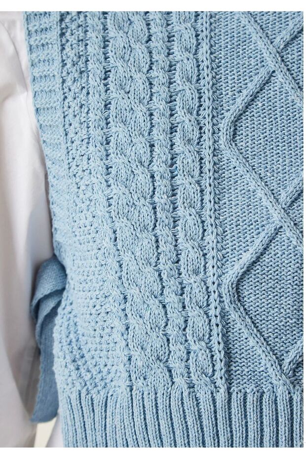 SIDE CONNECTED SWEATER - 3