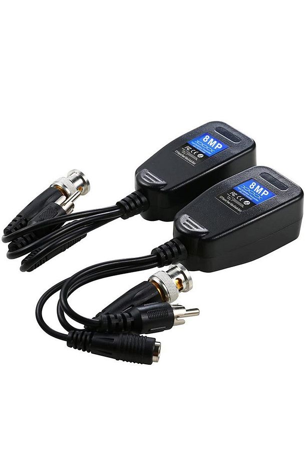 Bnc To Rj45 Video Balun - Power - Audio Konnektör - 1