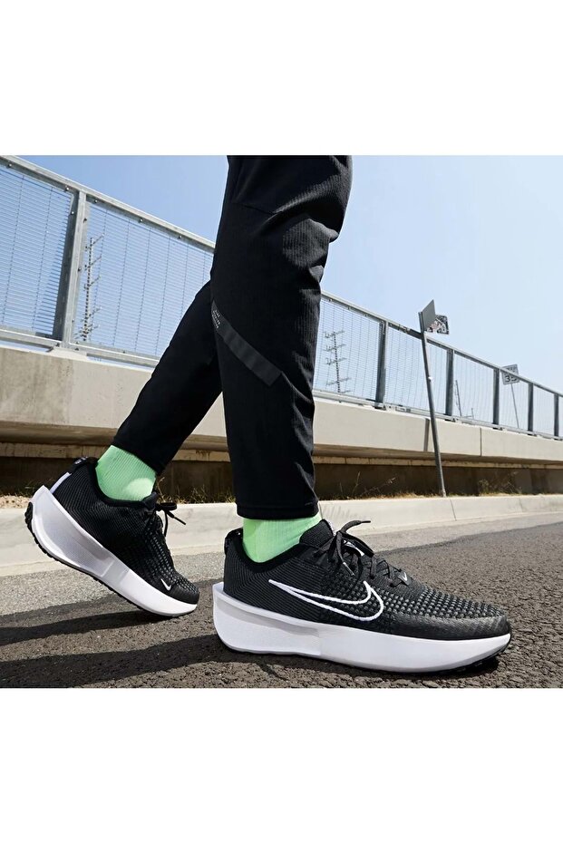 Fd2291-001 Interact Run Erkek Spor Ayakkabı SİYAH-BEYAZ - 4
