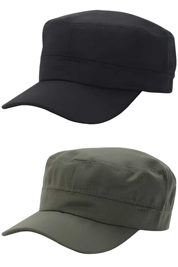 Unisex Cotton Castro Hat 2 Pieces
