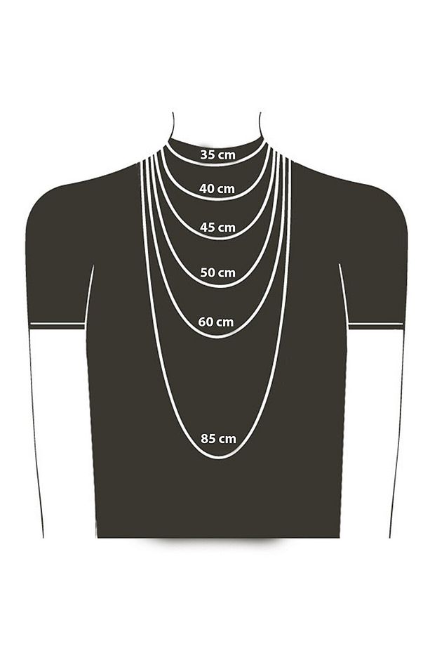 Minimal Barış Sembolü Örme Zincir Kolye - 7