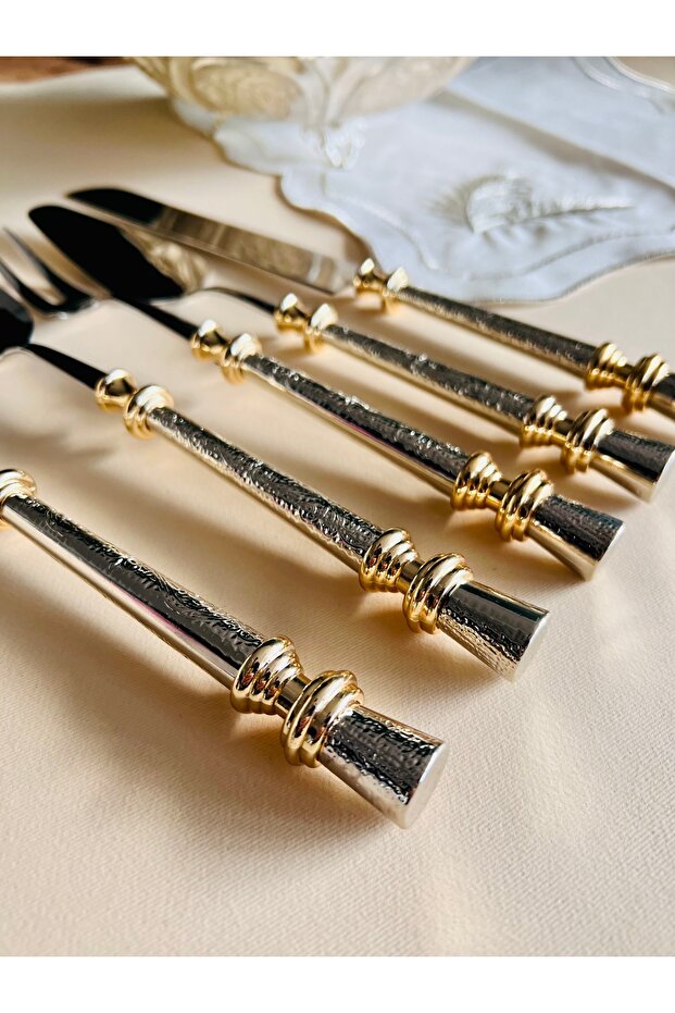 Çelik 5 Parça Gümüş Servis Seti - 2