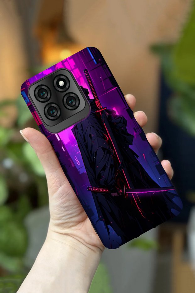 S71 Compatible Camera Protected Samurai Pattern Hd Printed Silicone Case