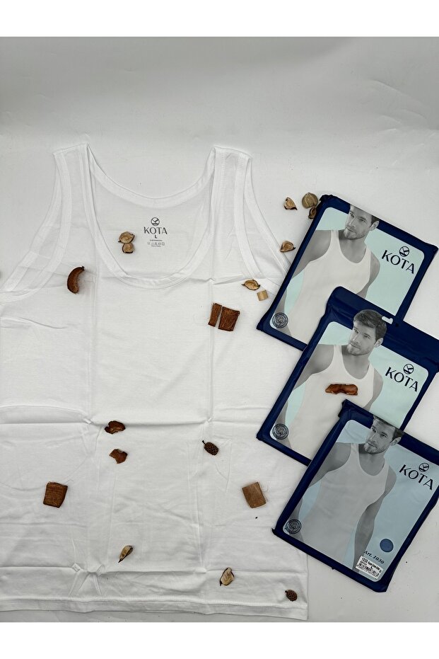 3 Pieces of Combed Cotton Tank Top