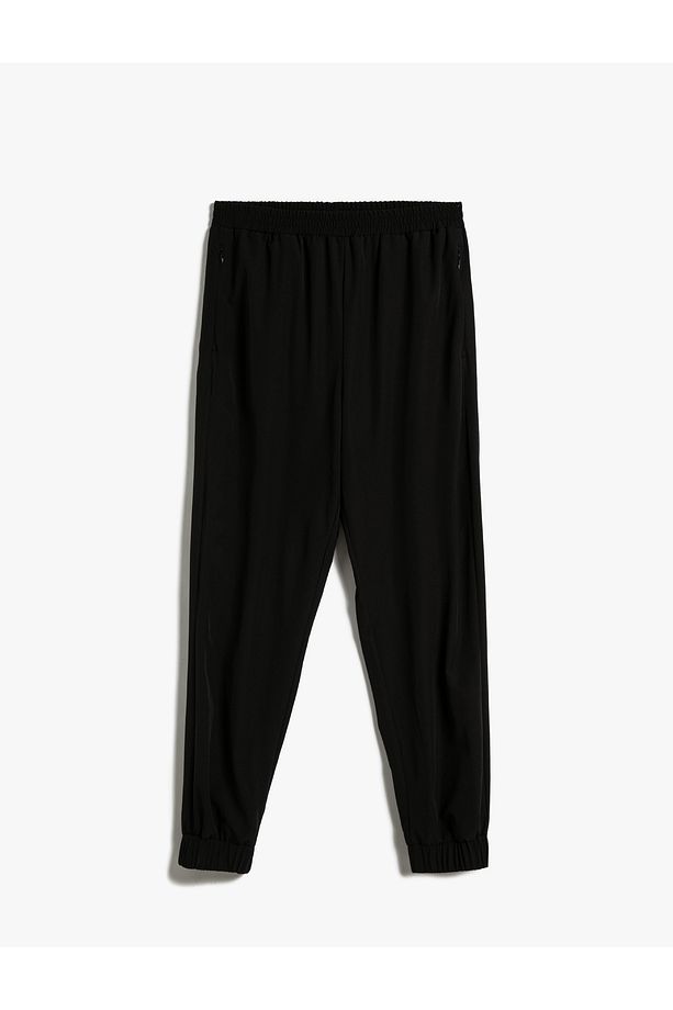 Jogger Eşofman Altı Fermuarlı Cep Detaylı - 6