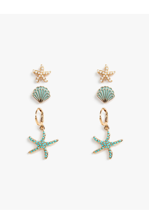 Bead Detailed Earrings
