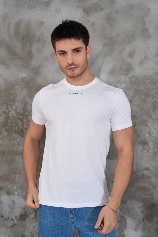 Regular kesim basic t-shirt - 2