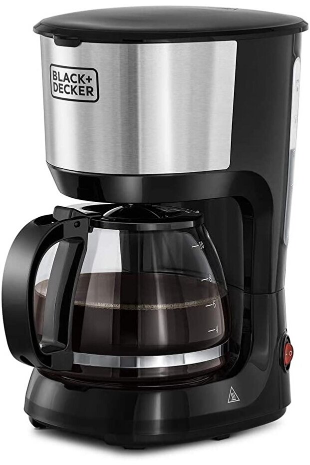 BLACK+DECKER 750W 1.25L Coffee Maker/Coffee Machine 10 Cup Glass Carafe
