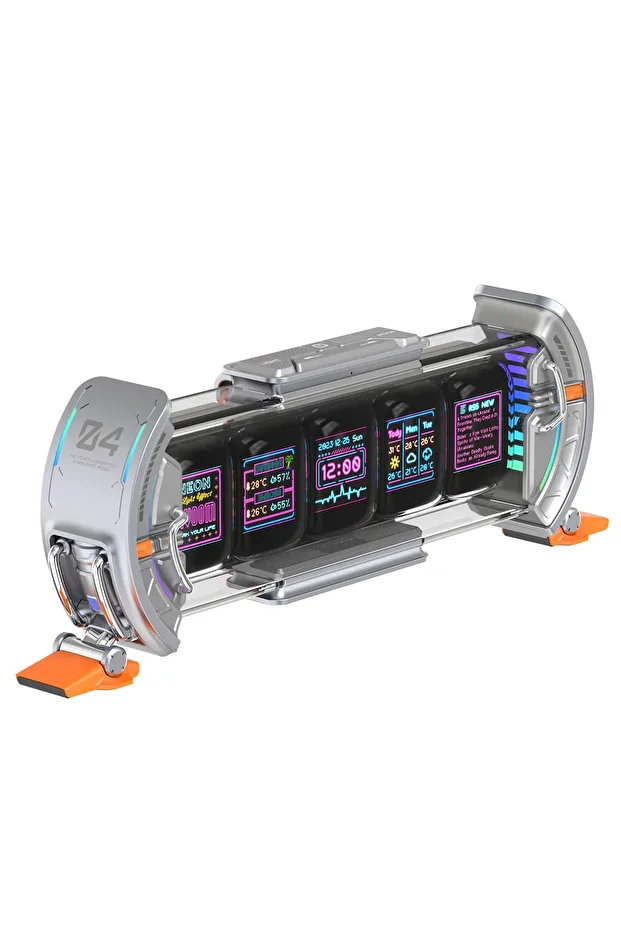 Ditoo Pro Yeşil Bluetooth Hoparlör ve Times Gate Dijital Led Ekran Seti - 3